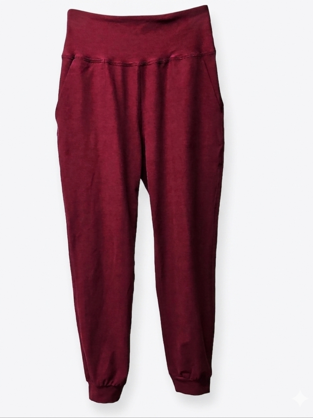 Beyond Yoga Maroon Spacedye Midi Yoga Jogger Pants Sz XS